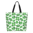 thumbnail image 1 of Easygdp Green Leaves Bolsas Tote para Mujer, Bolsos de Hombro para Viaje, Bolsos de Mano de Gran Capacidad para Compras y Trabajo, 1 of 8