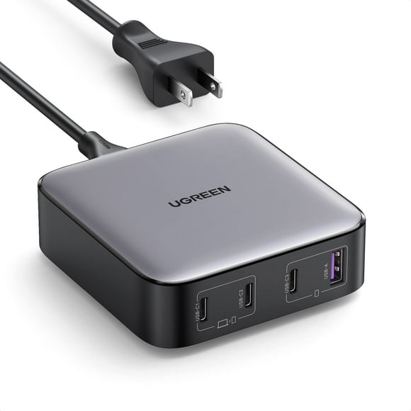 Cargador UGREEN USB C Nexode de 100 W, 4 puertos GaN, para MacBook Pro
