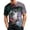 #10 Gray, variant on Halloween Graphic T-Shirts for Men Horror Jack-O'-Lantern 3d Printed Short Sleeve Crew Neck T-Shirt Classic Fit Party Stretchy Daily Casual Blouse,XL,Black