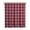 White-189, variant on Buffalo Plaid Shower Curtain, Waterproof Fabric Bathroom Curtain with Plastic Hooks, Machine Washable Red and Black Checkered Pattern, Rustic Farmhouse Style, Classic Plaid Design Decor