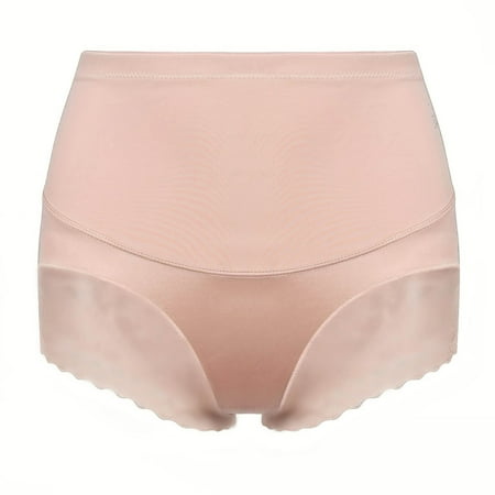 Silk Panties for Women Women High Waisted Hip Lifting Abdominal Tightening and Seamless Waistband Pants Shaping Underwear for Women 5XL