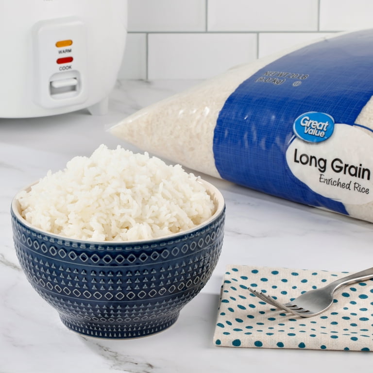 食品 20 kg Rice Great Value Long Grain Enriched Rice 20 lb Staple with Vitamins