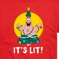 thumbnail image 3 of SpongeBob SquarePants - Patrick Christmas Tree It's Lit - Men's Short Sleeve Graphic T-Shirt, 3 of 6