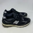thumbnail image 1 of New Balance 2002R Raincloud Sneakers Mens 9.5 Eclipse Navy Blue Suede Shoes, 1 of 5