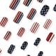 thumbnail image 4 of Uñas postizas con diseño de bandera del Día de la Independencia, 24 unidades, para usar en uñas postizas, 4 of 5