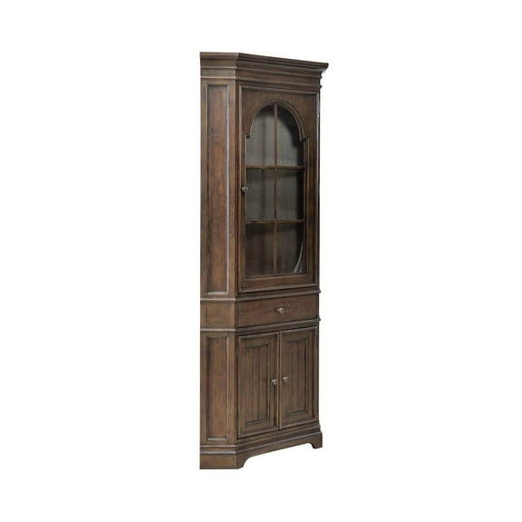 Liberty Furniture Industies, INC Arden Road Dining Room Corner Cabinet Display - Satin Cherry