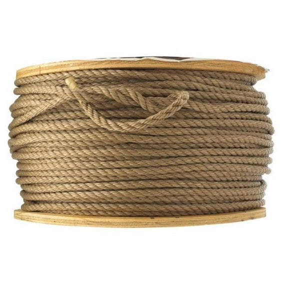 J3224S0600S Twisted Poly Rope Spool  Tan - 0.37 in. x 400 ft.