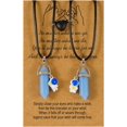 thumbnail image 3 of YANCHUN Regalos de cumpleaños para mejores amigos para mujeres Collares de amistad Collar para mejores amigos Regalos Collar BFF para collares de larga distancia a juego 2/3/4/5 Regalo, 3 of 4