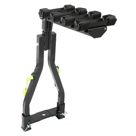 Swing Away 4 Bike Carrier - A Frame Twin Pole 4 Bike Bicycle Tow Ball Car Rack Carrier