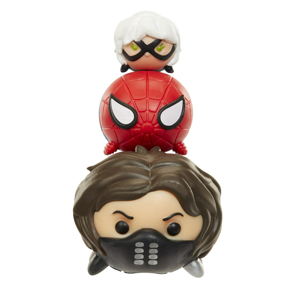 Marvel Tsum Tsum 3Pack Figures Winter Soldier/Spiderman