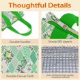 thumbnail image 4 of Pioneer Flower Floral Print Pattern Insulated Lunch Bag for Women & Adults,Large Portable Soft Cooler Lunch Bag,Thermal Food Storage Tote with Pearl Cotton,8.66L,8.75x5.75x9.5 Inch, 4 of 6
