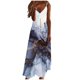 thumbnail image 2 of Puntoco Vestidos Mujer Verano Mujer Verano Casual Estampado V-Cuello Sin Mangas Vestido De Correa, 2 of 5