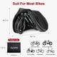 thumbnail image 2 of Puroma Funda para bicicleta impermeable al aire libre, cubierta para bicicleta, lluvia, sol, rayos UV, polvo, viento, con orificio de bloqueo para bicicleta eléctrica de carretera de montaña XL (negro, 2 of 7