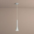thumbnail image 2 of 16.25 Inch 5.1W 120V 1 Led Pendant-Polished Chrome Finish-Smoke Ombre Glass Color-3000 Color Temperature Oxygen Lighting 3-652-1314, 2 of 4