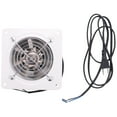 thumbnail image 2 of 4 Inch Inline Duct Fan Air Ventilator Metal Pipe Ventilation Exhaust Fan Extractor Bathroom Fan Duct Fan Accessories, 2 of 7
