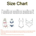 thumbnail image 3 of YTDSCS Womens Beach Swimsuits Sets Solid Colour Tops Bottom Two Piece Bikini Bathing Suit Set, 3 of 9