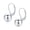 Fixed Ball-8MM, variant on LeCalla 925 Sterling Silver Jewelry Light-Weight Hypoallergenic Ball Drop Leverback Dangle Earrings for Women 5MM