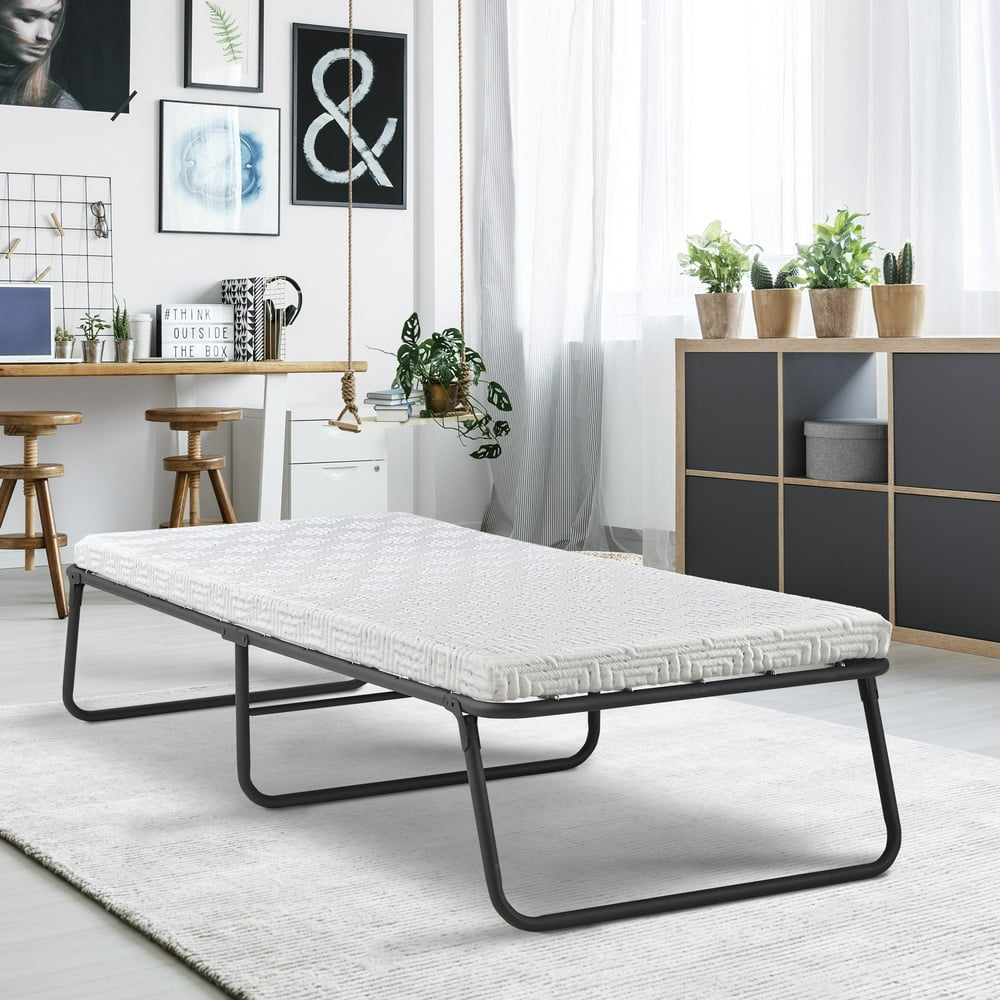 Henredon Foldaway Extra Portable Guest Bed with Gellux Foam Mattress