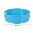 thumbnail image 3 of CIMAXIC 2pcs Round Decorative Tray Coffee Table Serving Tray Jewelry Key Organizer,9.06"X9.06"X2.56", 3 of 4