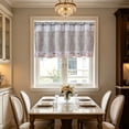 thumbnail image 6 of Celsvanis Jacquard Valance Curtain, Rod Pocket Light Blocking Window Topper, Decorative Dust Proof Short Curtain for Kitchen Sink Indoor Windows 71"x71", 6 of 6