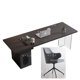 thumbnail image 1 of Gaming Accessories Modern Desk Standing Meeting Computer Standing Desk Organizer Nail Executive Mesa Media Console Furniture My Lux Decor Round, 1 of 12