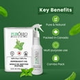 thumbnail image 2 of PUROLEO Peppermint Essential Oil With Trigger Spray Pump 128 Fl Oz/3785 ML (Packed In Canada) 100% Pure Natural Undiluted, for Aromatherapy essential oils, 2 of 5