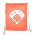 thumbnail image 2 of Baseball Party Bags | Baseball Cotton Drawstring Cinch Backpacks for Team events, Birthdays, and more!, 2 of 2