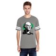 thumbnail image 1 of Unisex President George Washington Football Fine Jersey T-Shirt, 1 of 5
