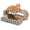 2 IN 1 L-Checkerboard, variant on 3 in 1 Cat Scratcher Cardboard, Cat Scratching Board Furniture Protector, Cats Scratching Post, Cat Beds for Indoor Cats, Infinity Shape, X-Large