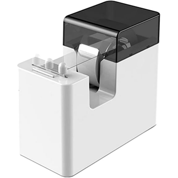 Automatic Desk Tape Dispenser Cutter: Automatic Tape Dispenser, Tape Dispenser Desk, Effortless Cutting with Non-Slip Base, for 20mm Wide Clear Tape/Paper Tape, Replaceable Blades, Tape Dispenser