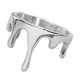 thumbnail image 4 of Anillo de mujer, accesorios de vestuario, elegante tendencia europea, elegante joyería con encanto. Color Acero Talla 7, 4 of 9