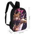 thumbnail image 2 of Yu-Gi-Oh Backpack Daypack Fashion School Bag Satchel Bookbag Multipurpose Laptop Travel Bag Adjustable Shoulders Rucksack, 2 of 8