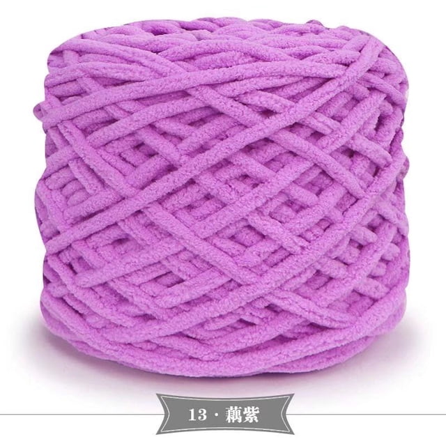 Nvzi Hilo grueso para tejer, 3 ovillos (165 gramos cada uno, un total de 504 gramos) - perfecto para suéteres cómodos, mantas y accesorios de invierno, color morado.