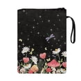 thumbnail image 2 of HELLHERO Book Protector Book Lovers Gifts Bible Carrier Tote Bag with Zipper Polyester Church Bible Bag Waterproof for Study, 11.42 x 8.66 Inch, 2 of 8