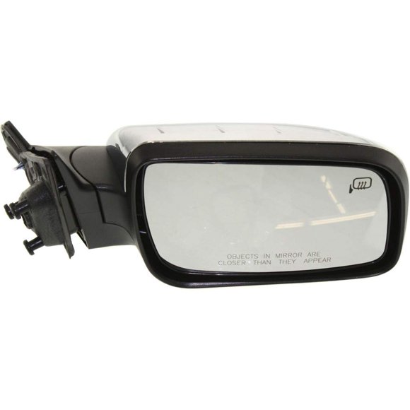 For Ford Taurus 2008 2009 Door Mirror Passenger Side | Power | Heated | Manual Folding | w/Memory & Puddle Light | Chrome | Replacement For 8G1Z17682E, 8G1Z17D742BA | FO1321312