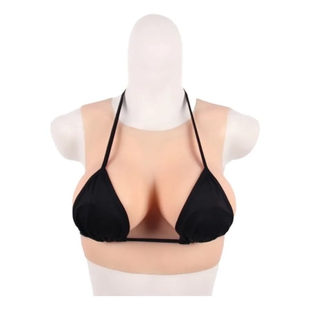 TNovimorph Silicone Breast Form Lightweight Flexible Design with Round Neck Style Multiple Sizes and Colors
