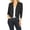 Charcoal, variant on Women's Casual Lightweight Long Sleeves Open Front Office Wear Bolero Solid Cardigan