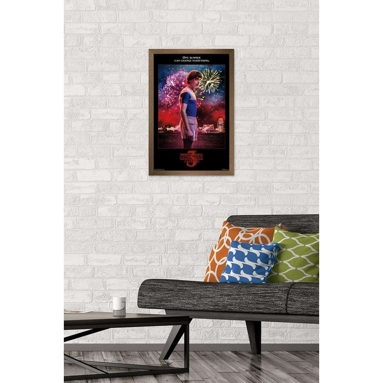 Netflix Stranger Things: Season 3 - Will Wall Poster, 14.725 x 22.375,  Framed 