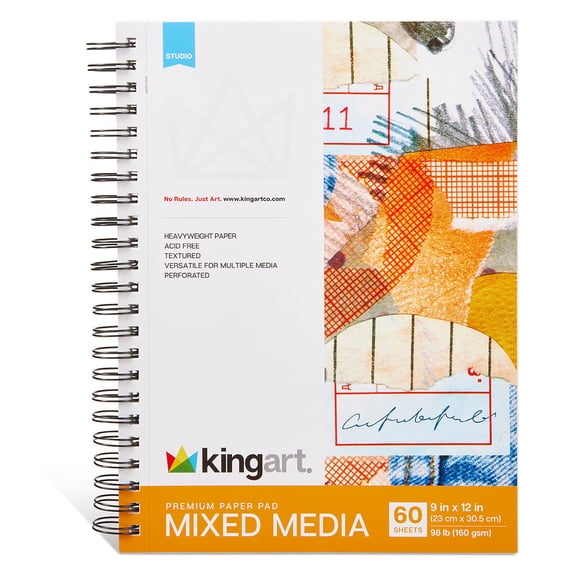 Mixed Media Paper Pad 9x12 60 Sheets