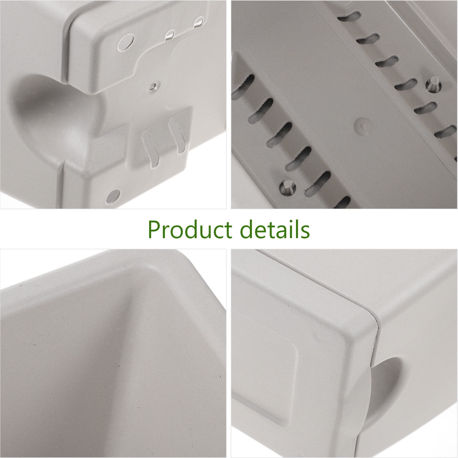 4 Sets Rectangular Window Flower Box Planter Plant Vegetable Planters with Tray