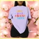 thumbnail image 3 of Playera Blusa Mujer con Frase Positiva Eres Bella Fabulosa y Fuerte Moda Casual Inspiradora Color Lila Talla Mediana Marca Emil SaEs, 3 of 4