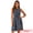 Blue Purple, variant on Floral Sleeveless Drawstring Waist A-Line Dress XS Red