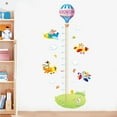 thumbnail image 5 of 50 to 170 cm Animal Height Chart Hot Air Balloon Height Chart Animal Pilot Wall Sticker PVC Growth Charts Ruler Height Measure for Nursery Bedroom Living Room DIY, 5 of 7