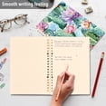 thumbnail image 5 of Cactus Watercolor Print Ring Binder Notebook Journey Note Diary College Ruled Spiral Notebook Study Loose Leaf Paper A5 60 Pages, 5 of 8