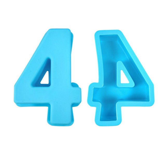 RXIRUCGD Birthday Number Silicone Cake Mold Pizza Pan Baking Cake Bread Kitchen DIY Mould