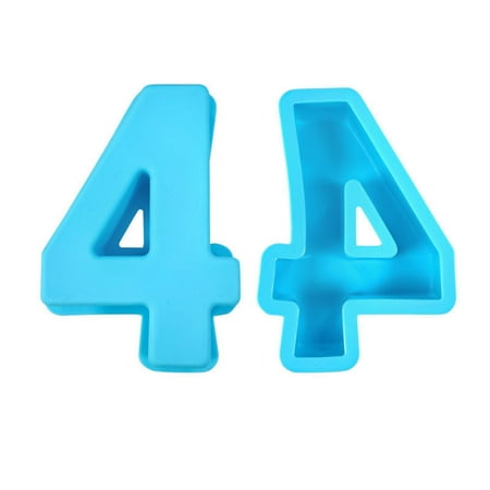

Baking Supplies Kitchen Gadgets Birthday Number Silicone Cake Mold Pizza Pan Baking Cake Bread Kitchen DIY Mould