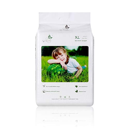 Uitvoerbaar Onveilig Supermarkt ECO BOOM Bamboo Natural Disposable Baby Diapers - Eco-Friendly Baby Pants -  Soft Night Time Diaper - Hypoallergenic Biodegradable Nappies for Babies |  Extra Large, XL, 62 Count - Walmart.com