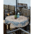 thumbnail image 2 of Fsddascl Boho Southwest Outdoor Tablecloth - 54 Inch Round Dining Table Cover, Farmhouse Aztec Tribe Ethnic Motifs Waterproof Outdoor Table Cloth with Umbrella Hole & Zipper for Picnic/Patio/Party, 2 of 7