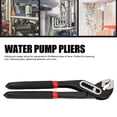 thumbnail image 6 of 8 Inch Water Pump Pliers 6 Levels Adjustment Opening 68mm Groove Joint Pliers for Home Pipe Repair Nut Bolt Clamping (8inch), 6 of 6