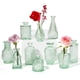 thumbnail image 1 of Set de 10 pequeños jarrones vintage de cristal PURVONNIE para flores, 1 of 6